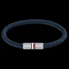 Pulseira Pele Azul Aco Iman-Tommy Hilfiger Jewelry Fashion