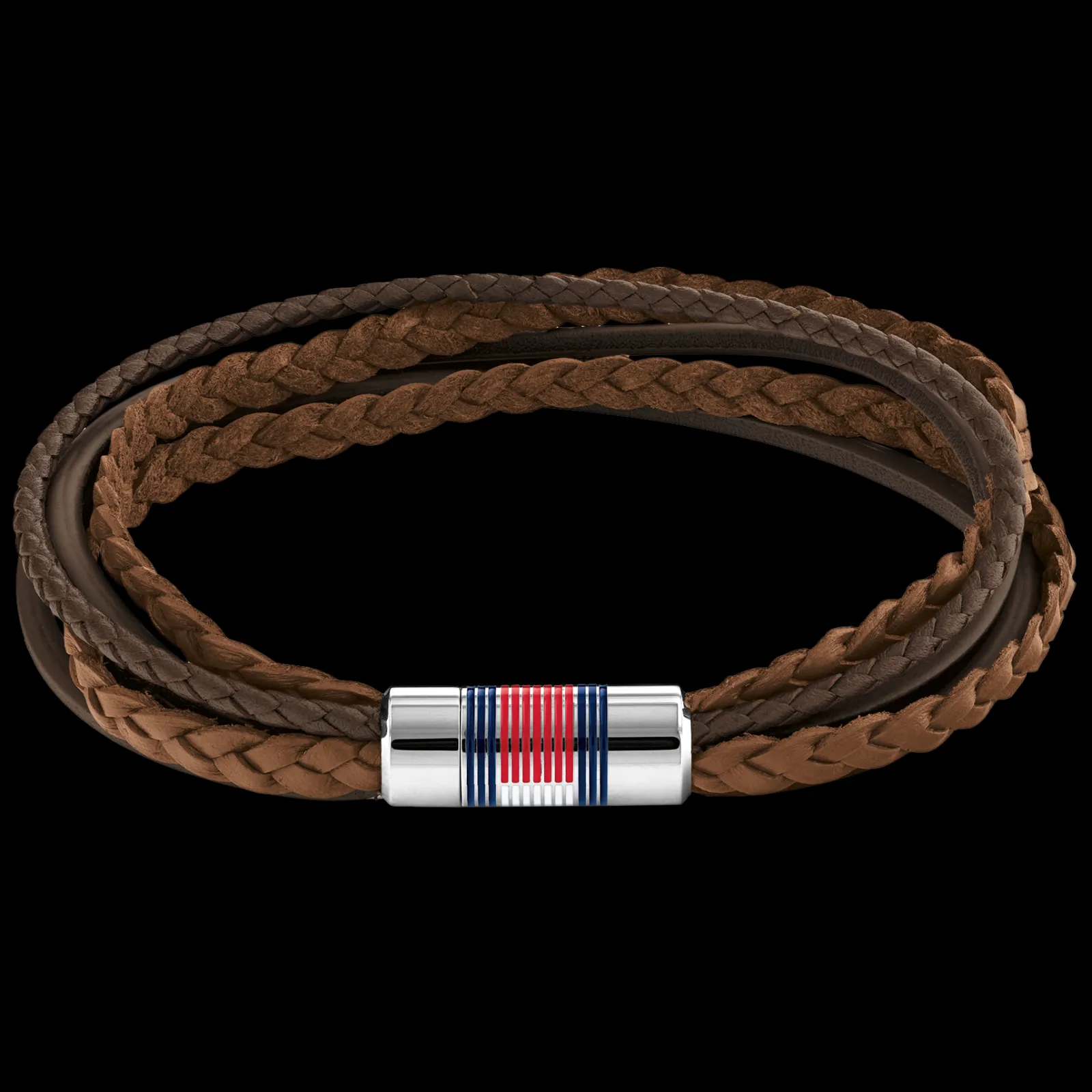 Pulseira Pele Castanha Fecho Aco Iman-Tommy Hilfiger Jewelry Fashion