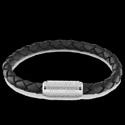 Pulseira Pele Preta Fecho Aco Iman-Tommy Hilfiger Jewelry Sale