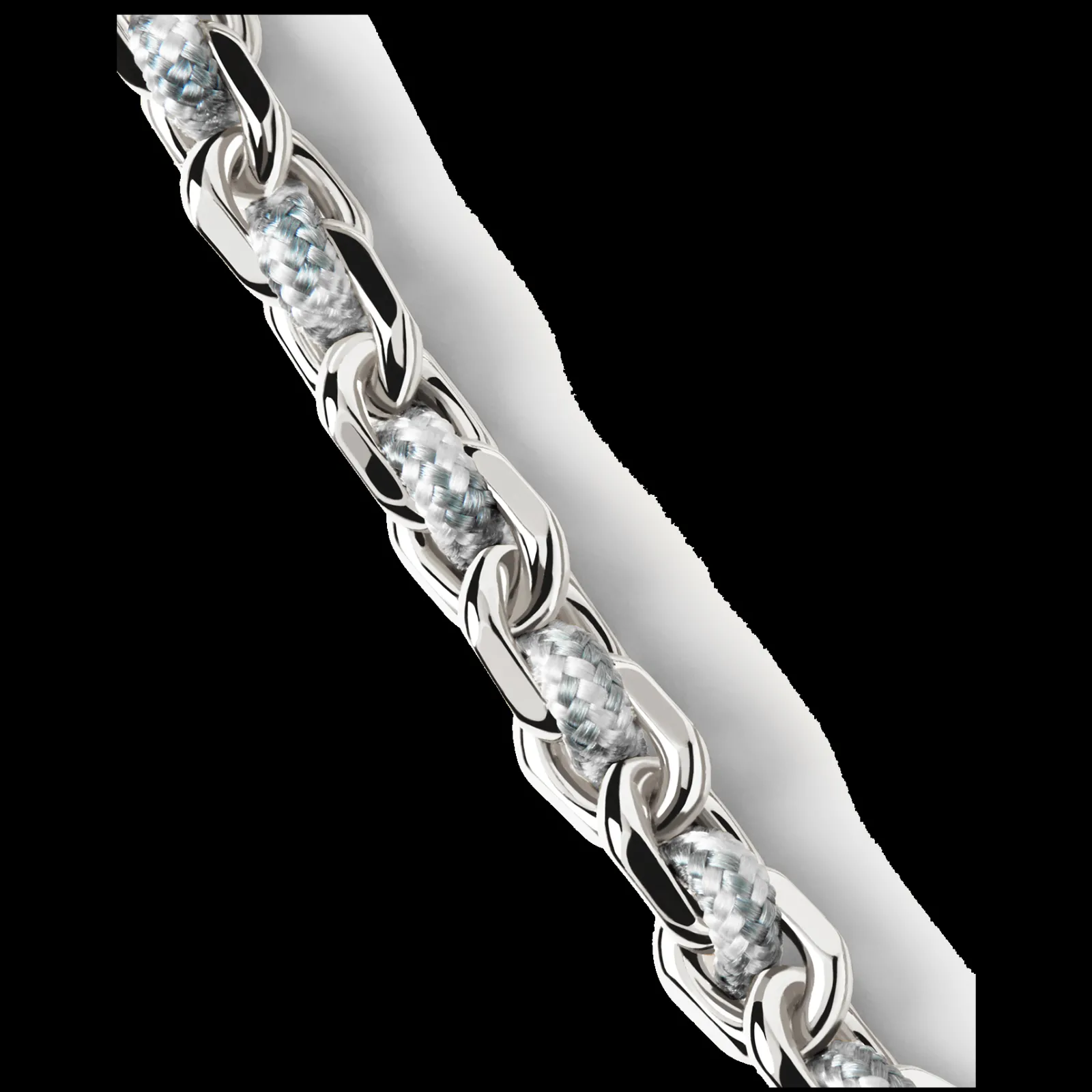 Pulseira Sky Rope Prateada-PDPAOLA Cheap