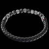 Pulseira Sodalite E Pele Preta-Tommy Hilfiger Jewelry Shop
