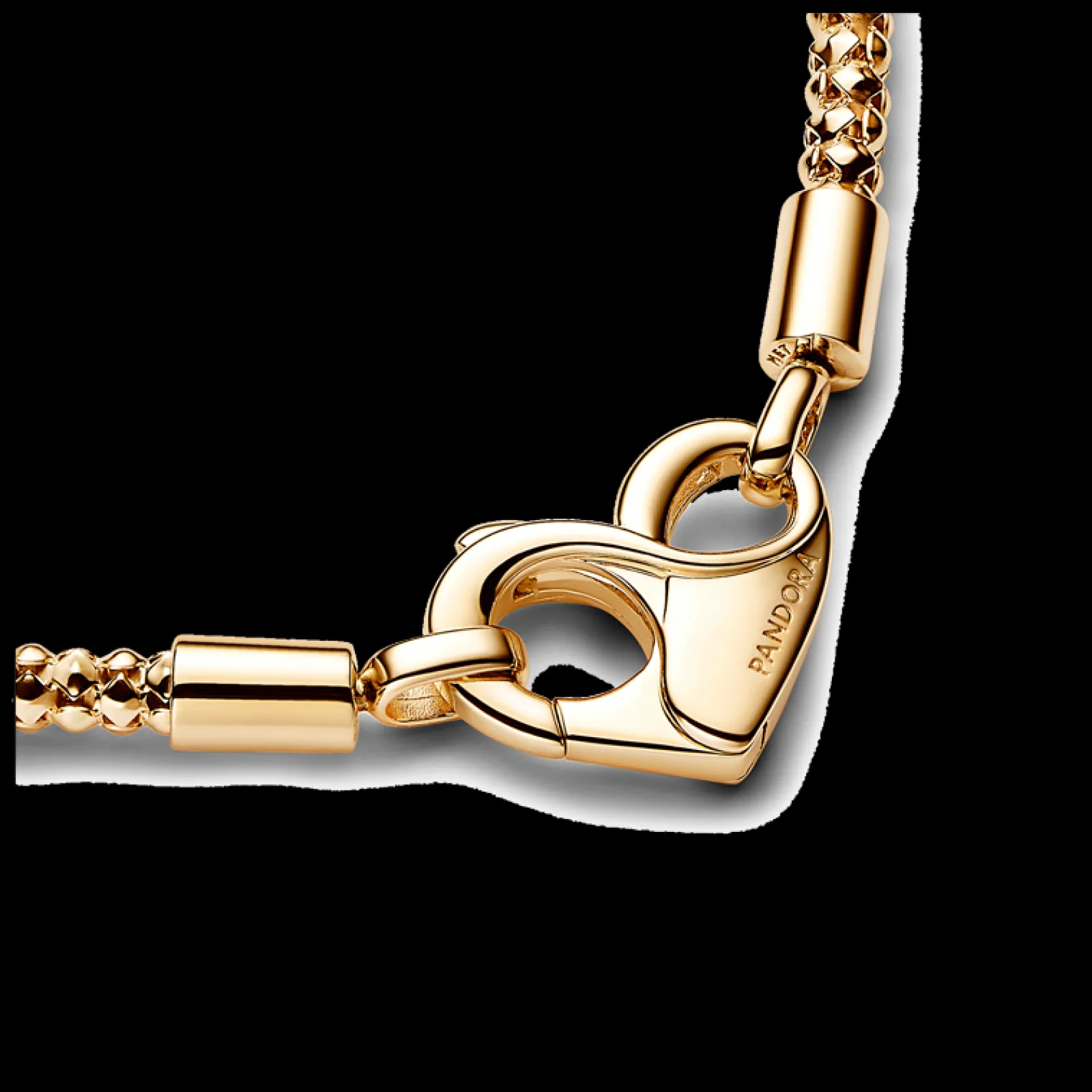 Pulseira Studded Chain Dourado-Pandora Discount