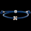 Pulseira X Azul Ouro Rosa E Prata-Tirisi Moda Discount