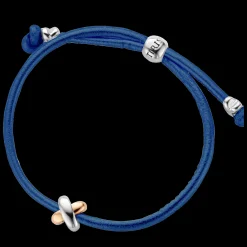 Pulseira X Azul Ouro Rosa E Prata-Tirisi Moda Discount