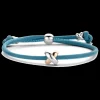 Pulseira X Turquesa Com Prata E Or-Tirisi Moda Shop