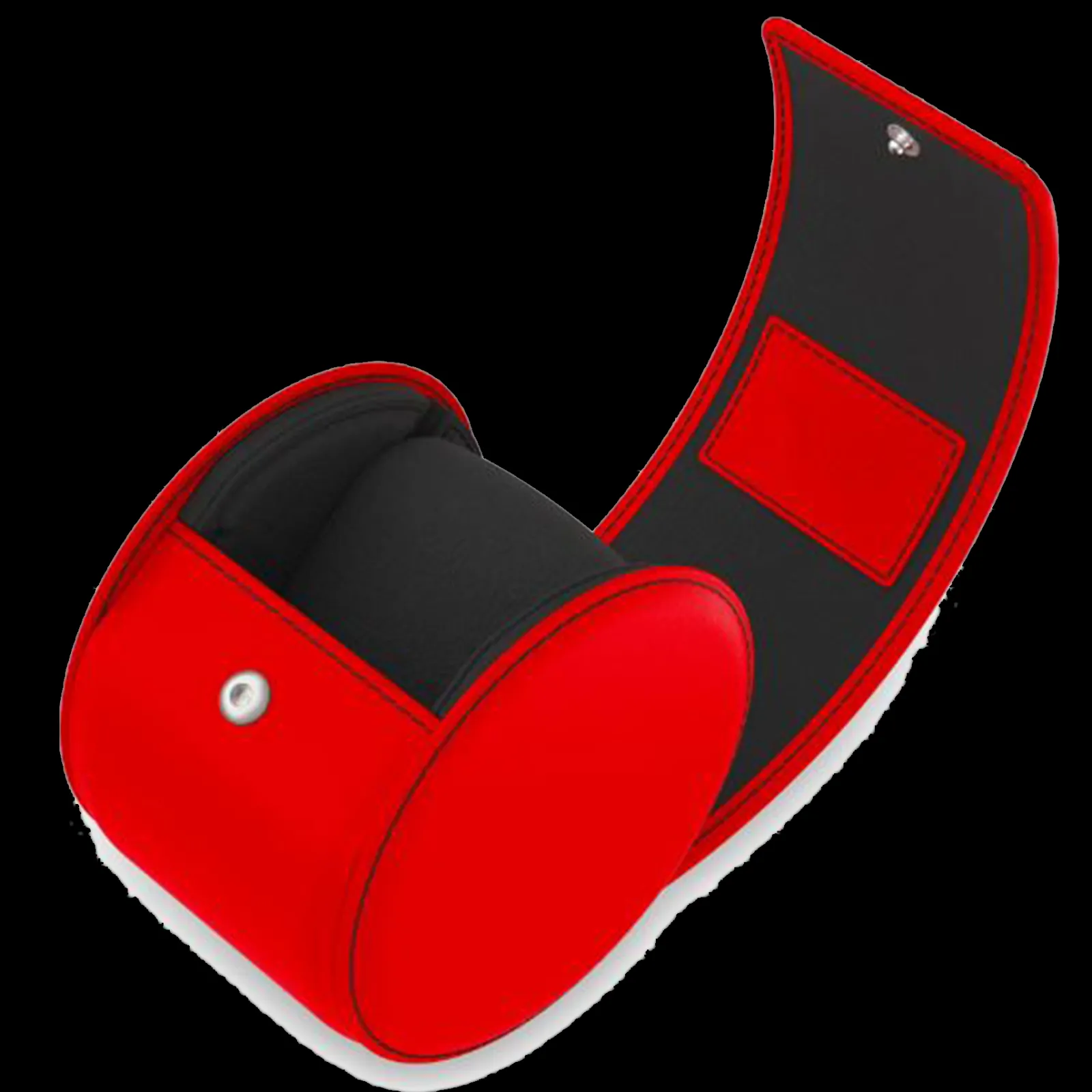 Red Leather Watch Roll-Kross Studio Outlet