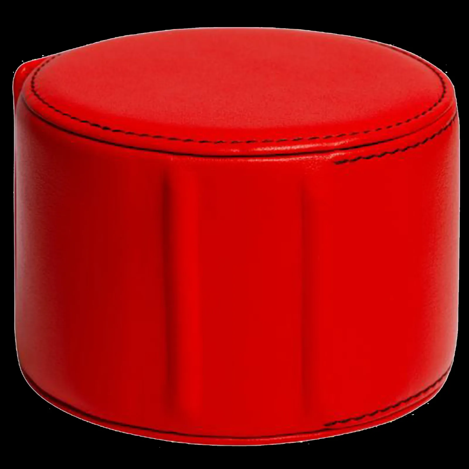 Red Leather Watch Roll-Kross Studio Outlet