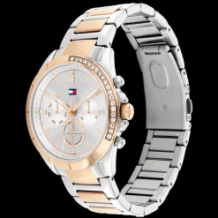 Relogio Aco Bicolor Com Cristais-Tommy Hilfiger Watches Fashion