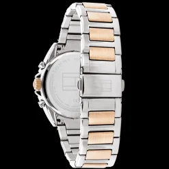 Relogio Aco Bicolor Com Cristais-Tommy Hilfiger Watches Fashion