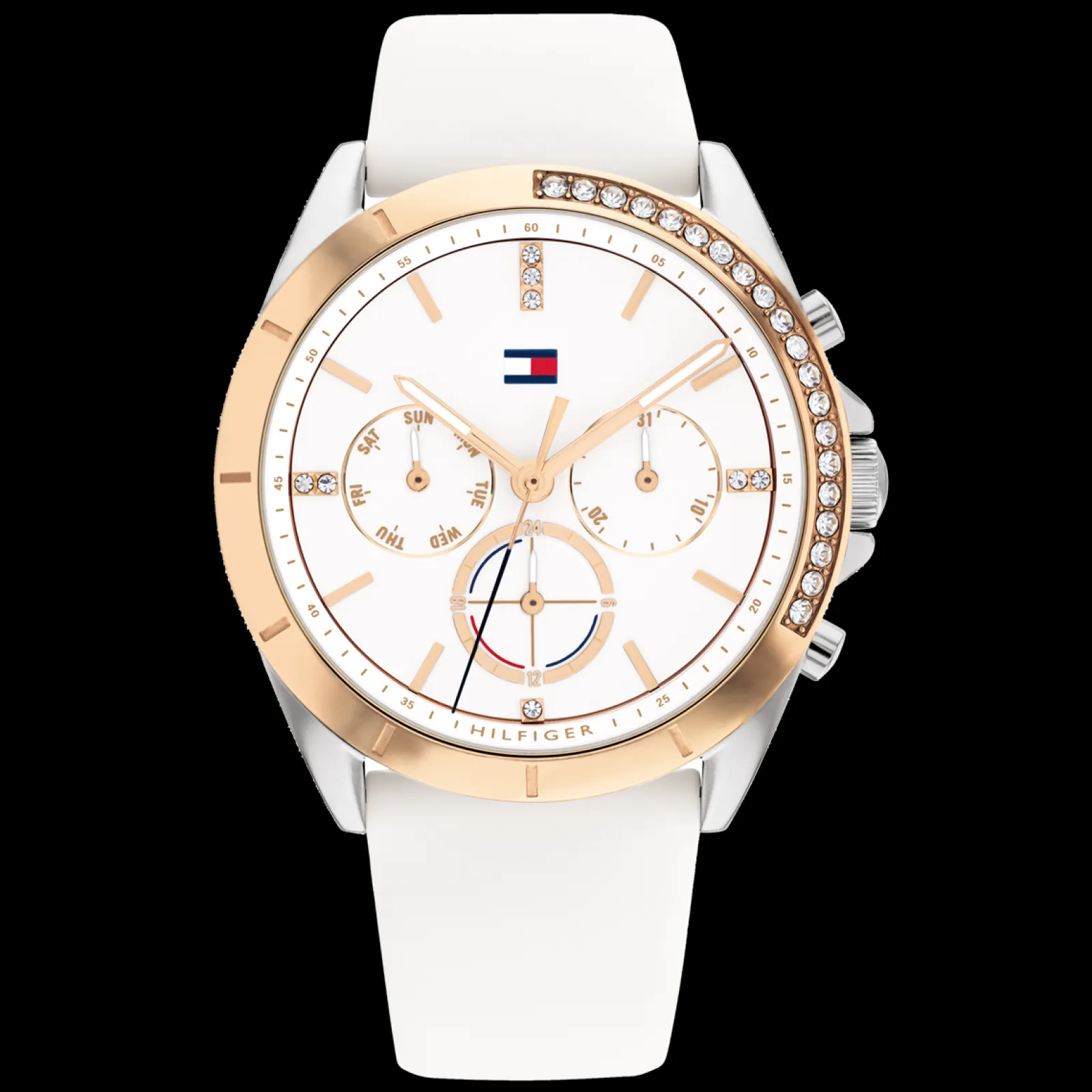 Relogio Aco Dourado Com Cristais-Tommy Hilfiger Watches Flash Sale