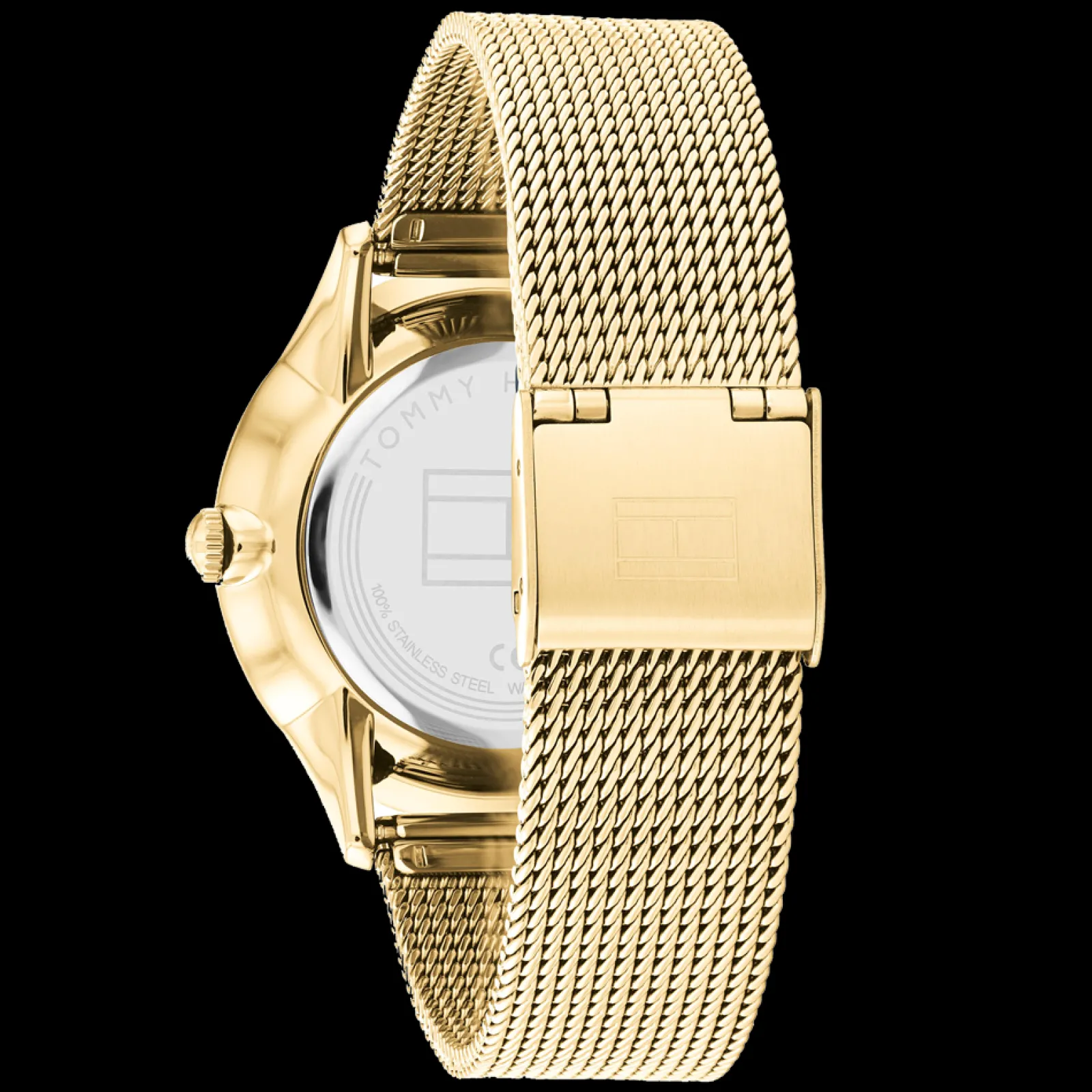Relogio Aco Dourado Malha Milanesa-Tommy Hilfiger Watches Hot