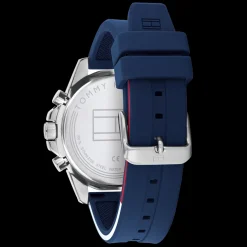 Relogio Aco E Silicone Azul-Tommy Hilfiger Watches Hot