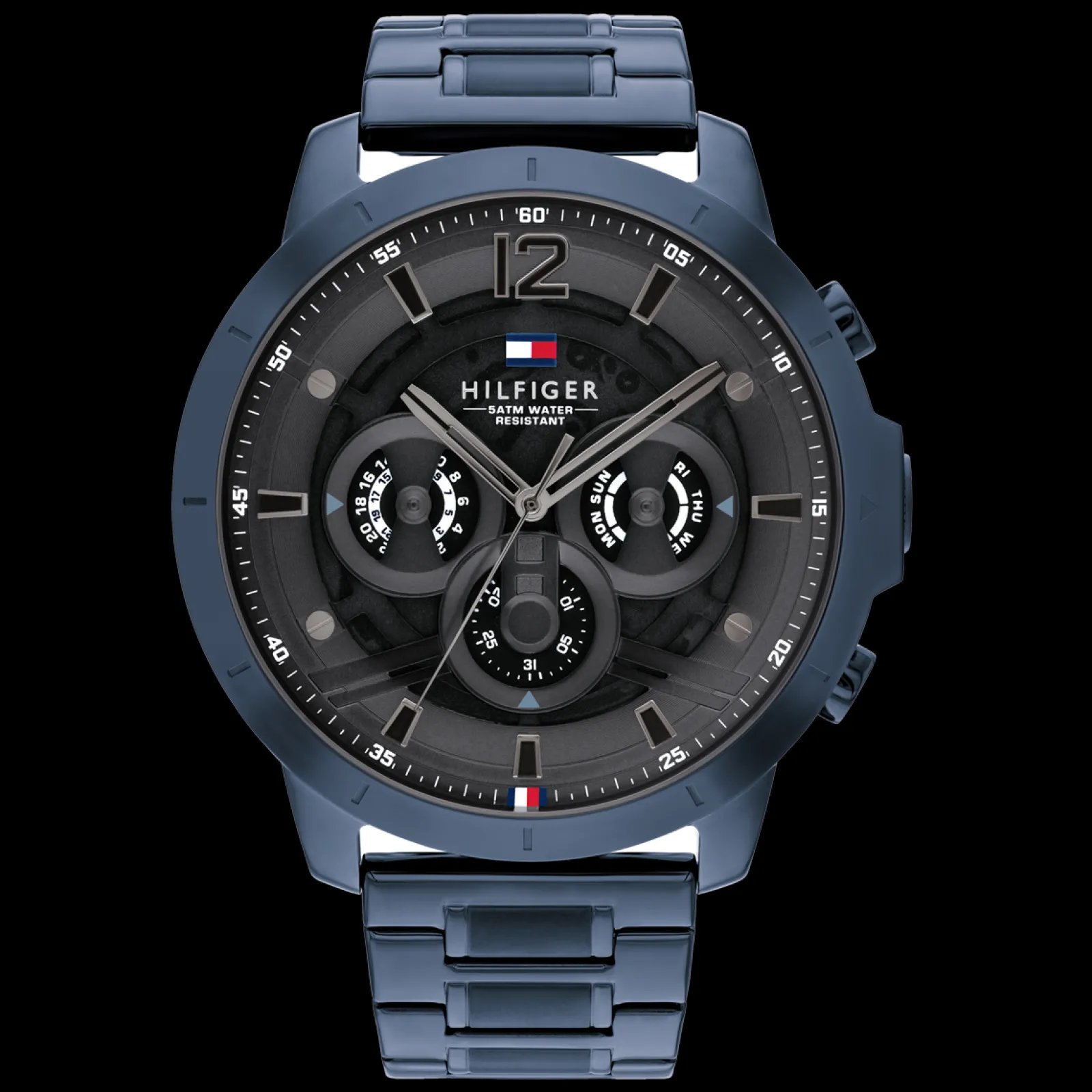 Relogio Aco Ip Azul-Tommy Hilfiger Watches Store