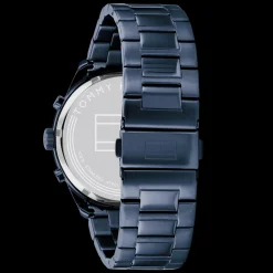 Relogio Aco Ip Azul-Tommy Hilfiger Watches Cheap