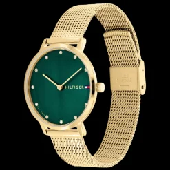 Relogio Aco Ip Dourado, Cristais, Malha Milanesa-Tommy Hilfiger Watches Flash Sale