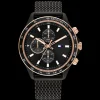 Relogio Aco Ip Preto Malha Milanesa-Tommy Hilfiger Watches Cheap