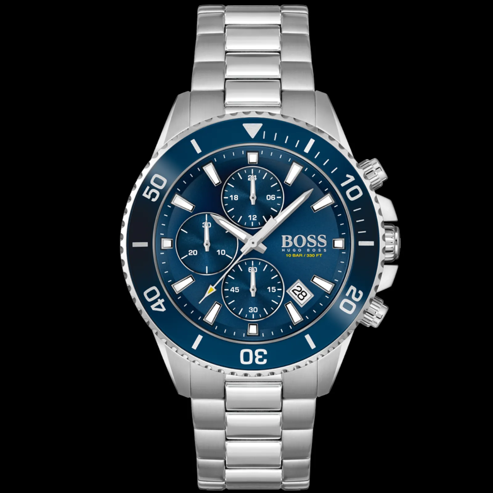Relogio Admiral Aco Azul-Boss Watches Cheap