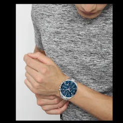 Relogio Admiral Aco Azul-Boss Watches Cheap