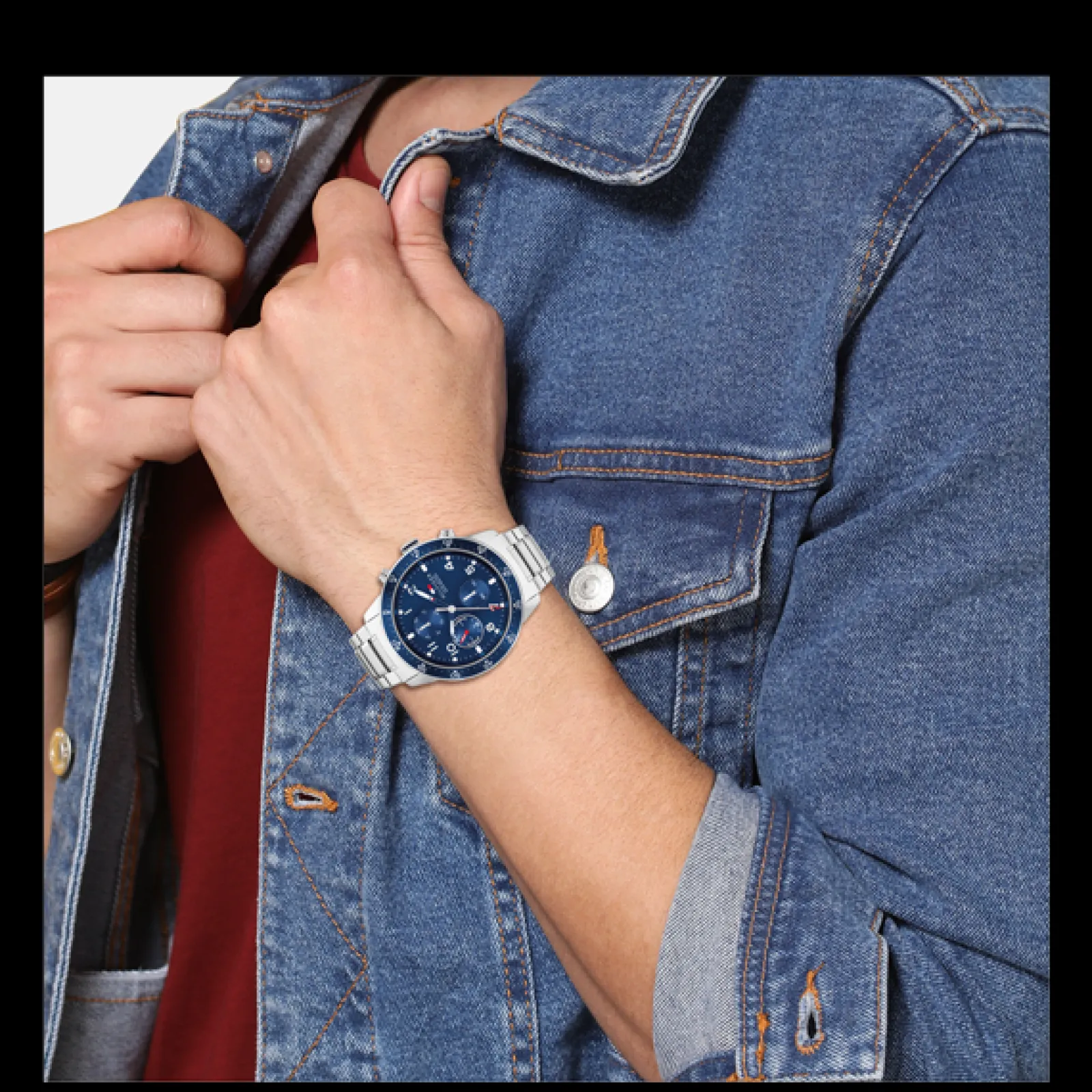 Relogio Azul Aco-Tommy Hilfiger Watches Clearance