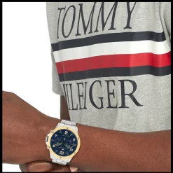 Relogio Azul Aco Bicolor-Tommy Hilfiger Watches Online
