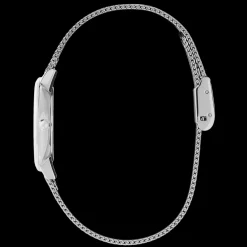 Relogio Bee Ultra Slim Aco E Malha Milanesa-Olivia Burton Clearance