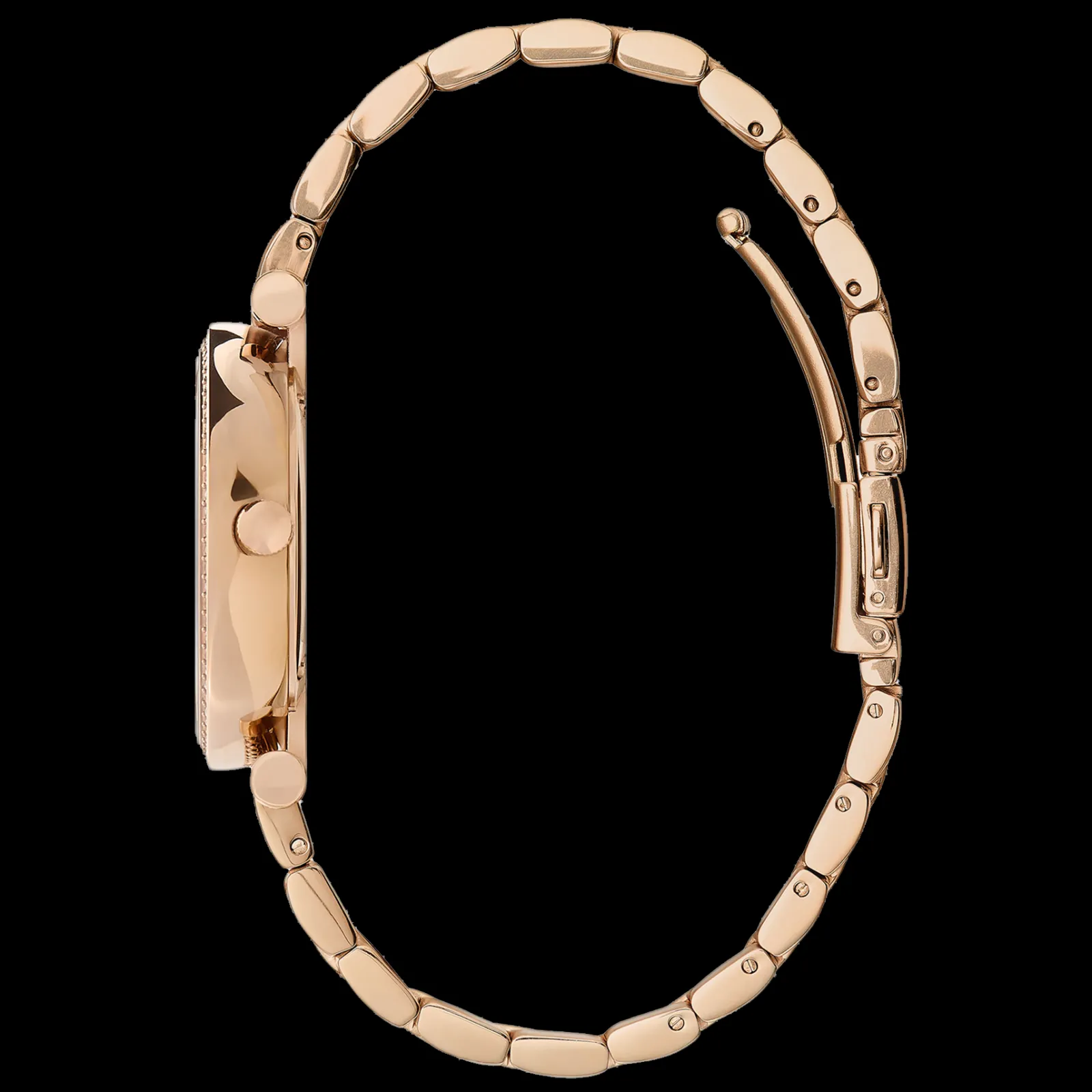 Relogio Belgrave Tbar Aco Dour. Rosa E Cristais-Olivia Burton Store