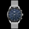 Relogio Boston Aco Malha Milanesa-Lacoste Clearance