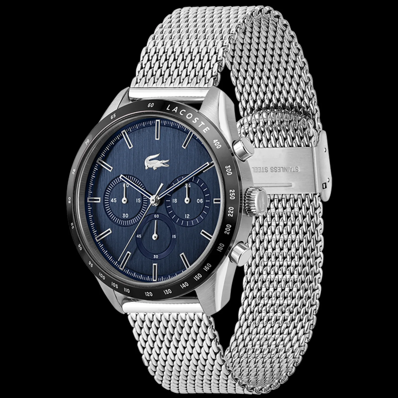 Relogio Boston Aco Malha Milanesa-Lacoste Clearance
