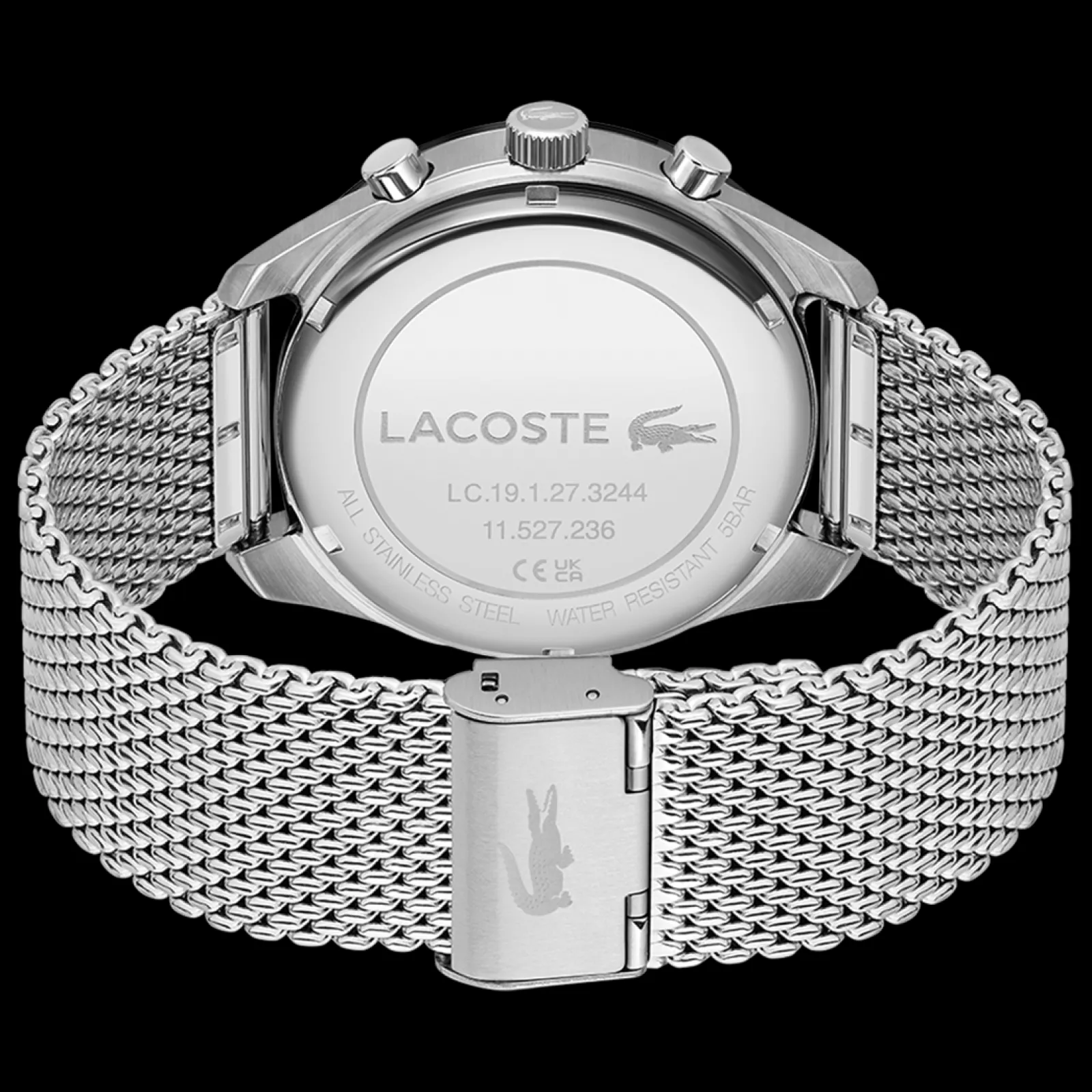 Relogio Boston Aco Malha Milanesa-Lacoste Clearance