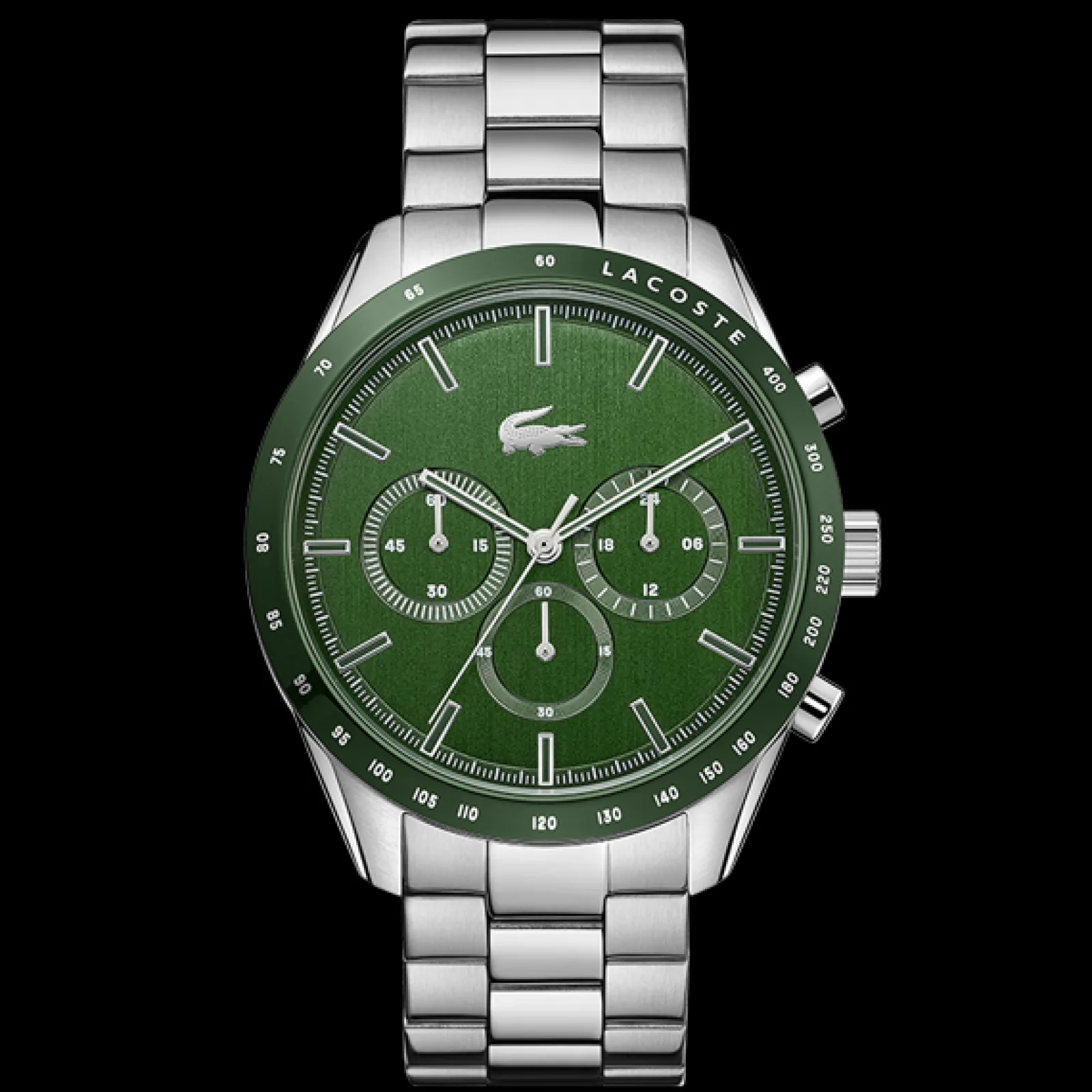 Relogio Boston Cronografo Aco Verde-Lacoste Cheap