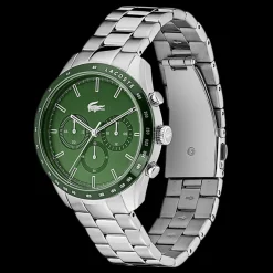 Relogio Boston Cronografo Aco Verde-Lacoste Cheap