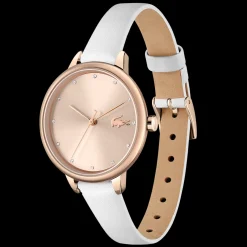 Relogio Cannes Aco Dourado Rosa Pele Branca-Lacoste Shop