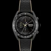 Relogio Center Court Cronografo Aco Ip Preto-Boss Watches Cheap