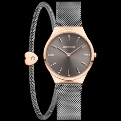 Relogio Classic Cinzento Com Pulseira-Bering Watches Store