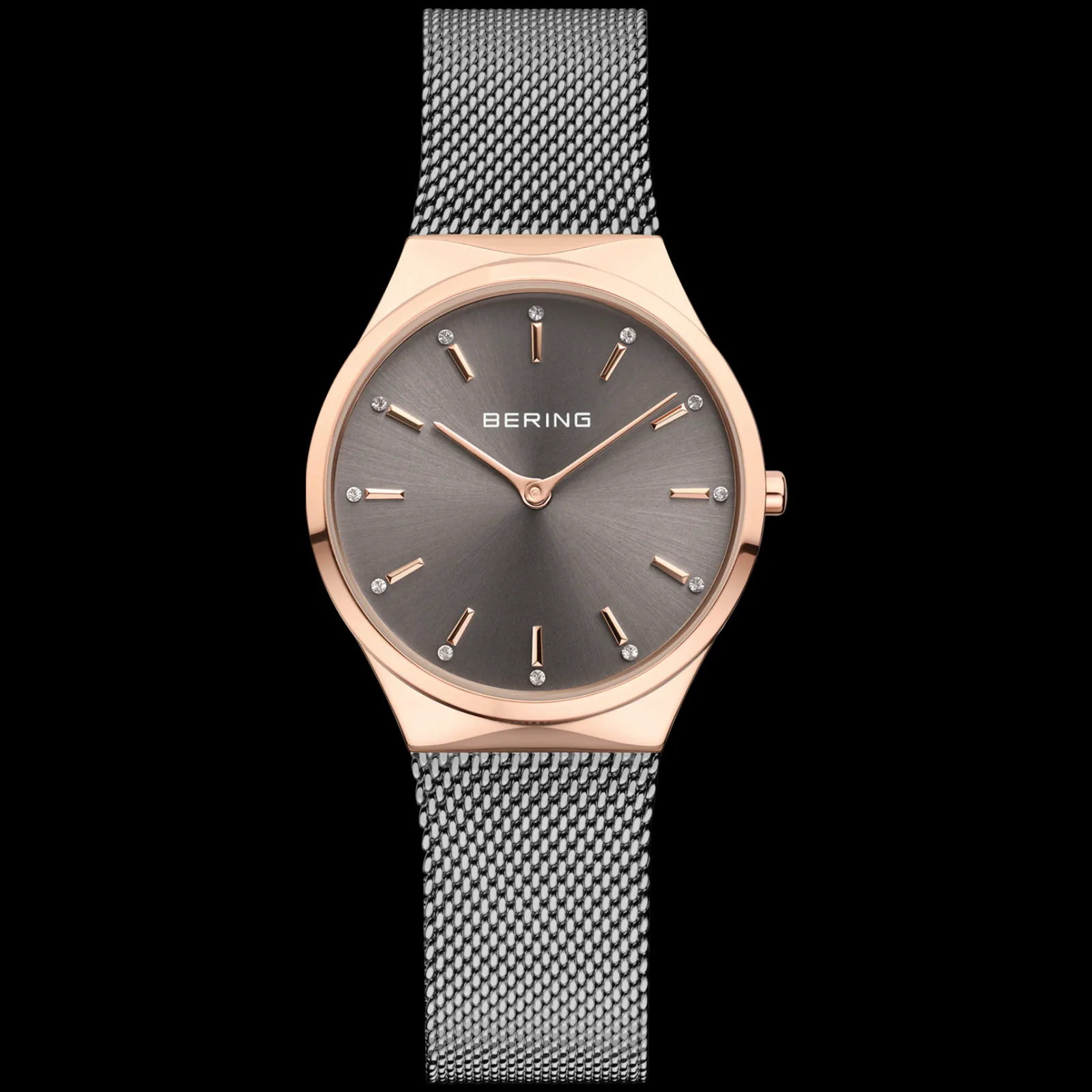 Relogio Classic Cinzento Com Pulseira-Bering Watches Store