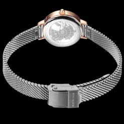 Relogio Classic Prateado Com Pulseira-Bering Watches Sale