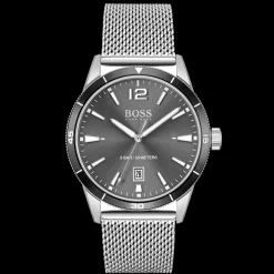 Relogio Drifter Aco Malha Milanesa-Boss Watches Flash Sale