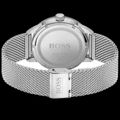 Relogio Drifter Aco Malha Milanesa-Boss Watches Flash Sale