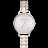 Relogio England Collection Prateado Aco Bicolor-Olivia Burton Hot