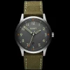 Relogio Field Aco Cinzento Tecido Verde-MVMT Shop