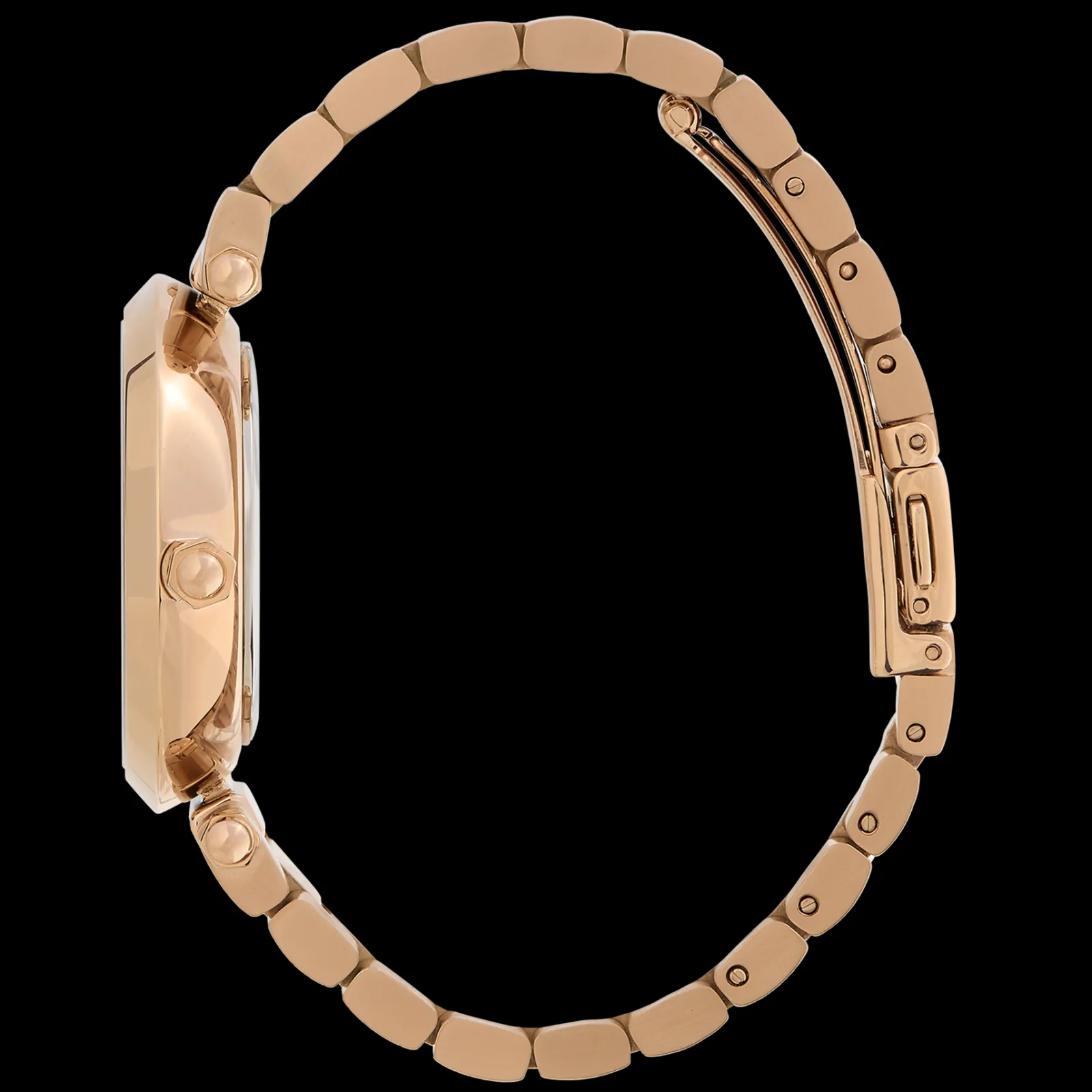 Relogio Floral T-Bar Aco Ip Dou. Rosa E Cristais-Olivia Burton New