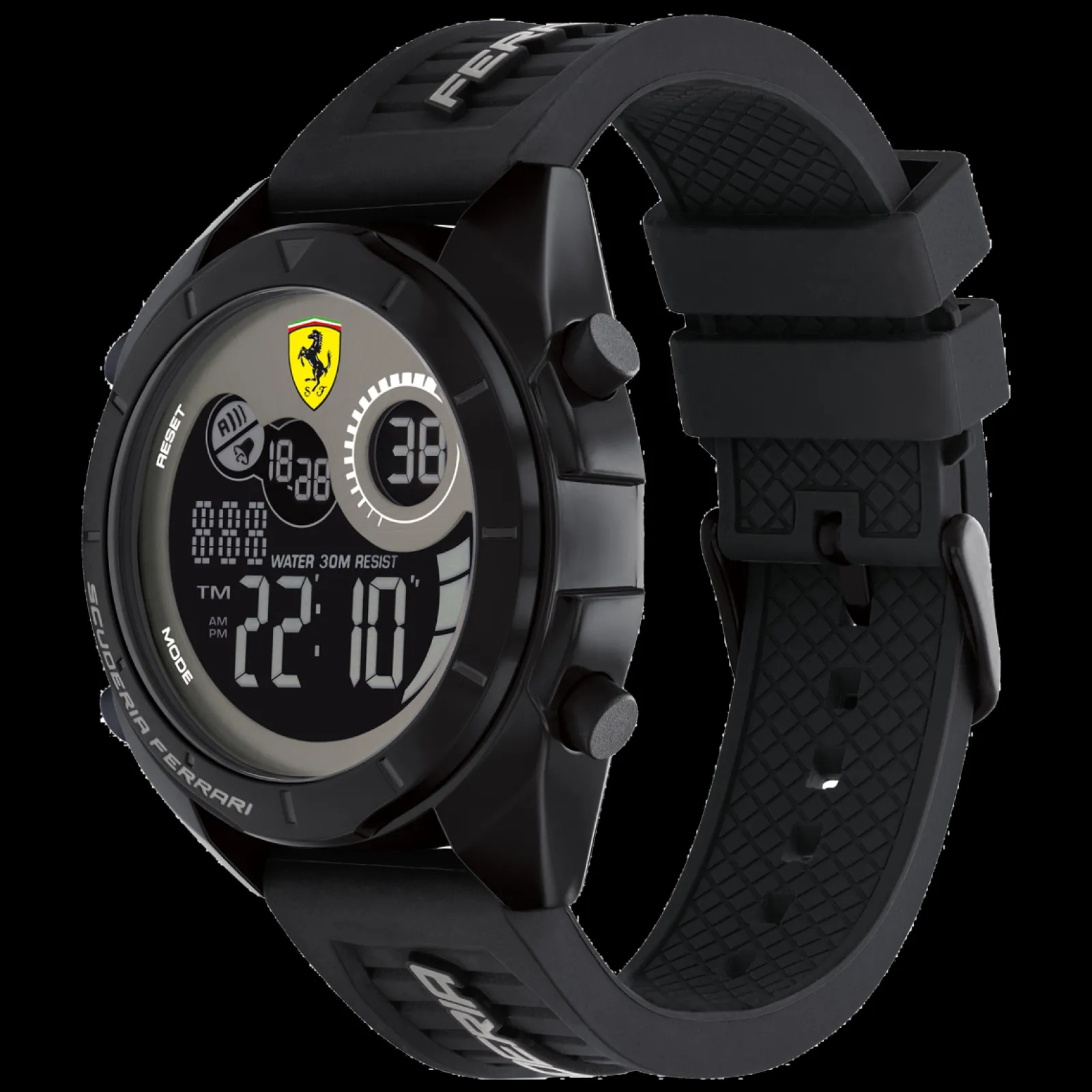 Relogio Forza Digital Preto E Cinzento-Scuderia Ferrari Clearance