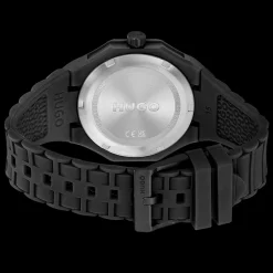 Relogio #Grail Preto Tr90 E Silicone-Hugo New