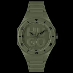 Relogio #Grail Verde Tr90 E Silicone-Hugo Best Sale