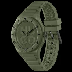 Relogio #Grail Verde Tr90 E Silicone-Hugo Best Sale