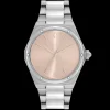 Relogio Hexa Rosa Aco E Cristais-Olivia Burton Outlet