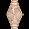 Relogio Hexa Rosa Aco Ip Dourado Rosa E Cristais-Olivia Burton Outlet
