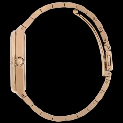 Relogio Hexa Rosa Aco Ip Dourado Rosa E Cristais-Olivia Burton Outlet