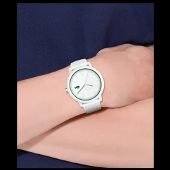 Relogio L.12.12 Branco Silicone-Lacoste New