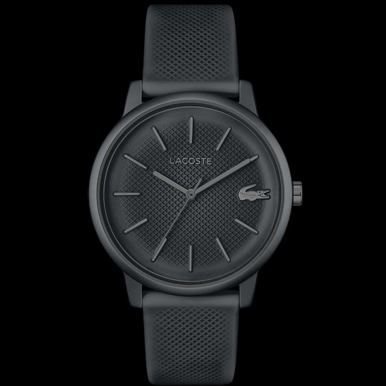 Relogio L.12.12 Move Cinza Aluminio E Silicone-Lacoste Fashion